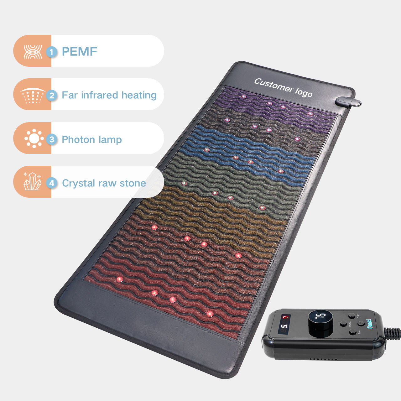 7 crystal infrared pemf mat