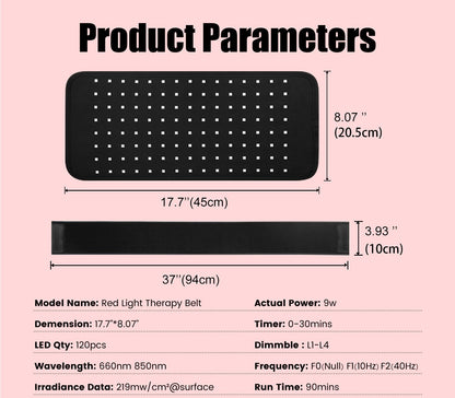 red light therapy mat