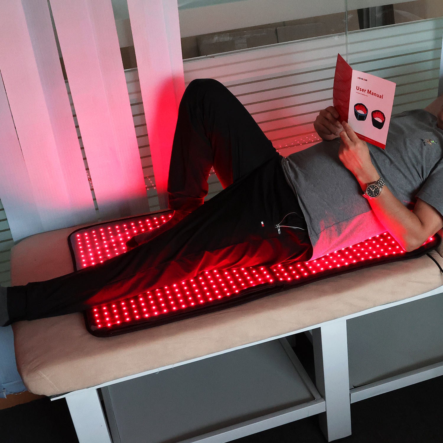 red light therapy mat