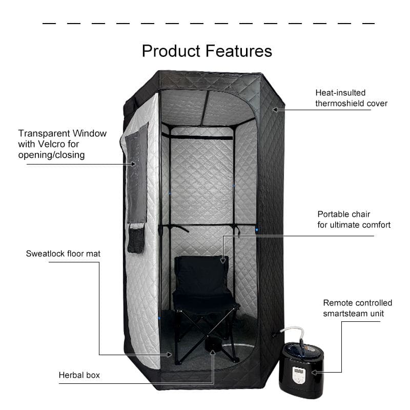 SpaWave Portable Steam Sauna Tent